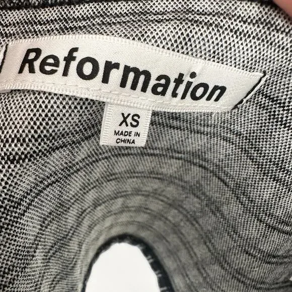 REFORMATION Jodie Black Plaid Cropped Tank // XS - Picture 4 of 8